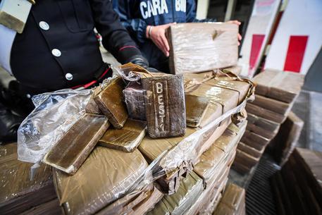 Droga:800 chili di hascisc sequestrati dai Cc nel Napoletano