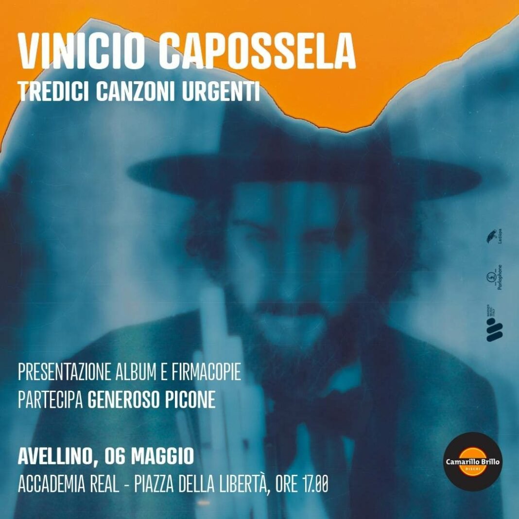 Capossela presenta le sue Tredici Canzoni Urgenti ad Avellino